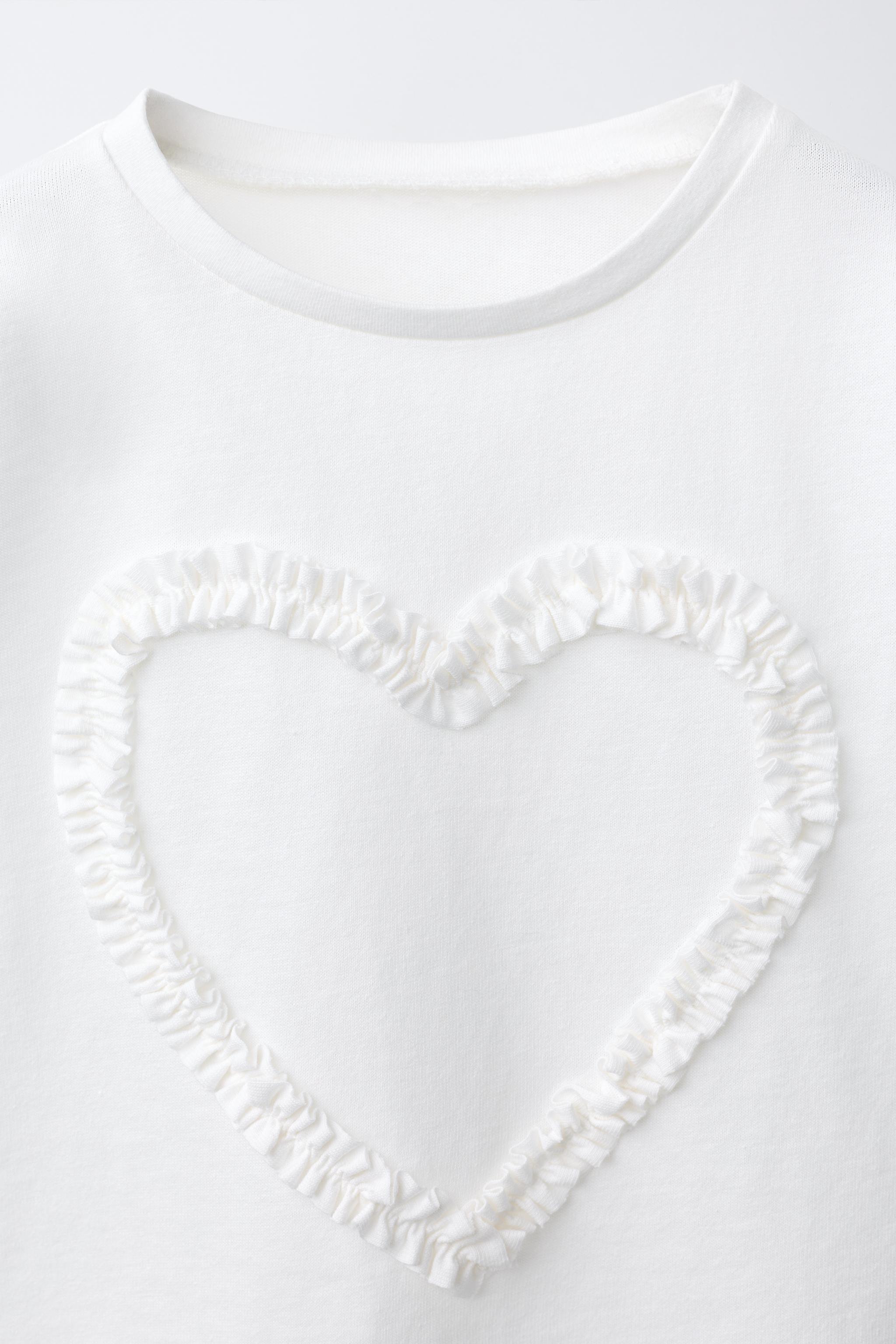 T-SHIRT IMPRIMÉ EN VELOURS BOUCLÉ